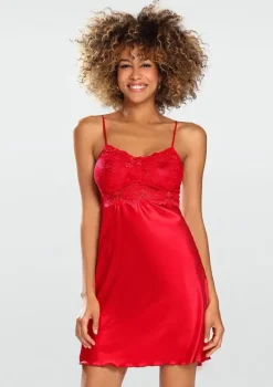 Polski Czerwona Halka satynowa TORA