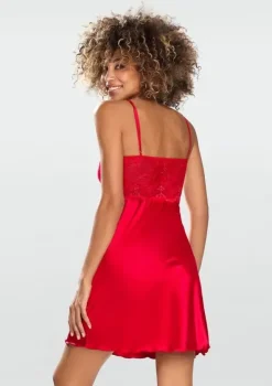 Polski Czerwona Halka satynowa TORA