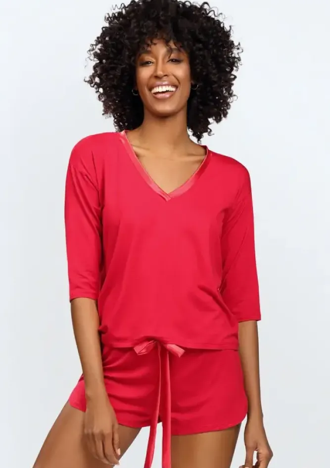 Polski Czerwona Piżama EDITH