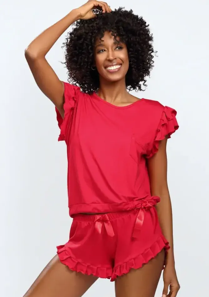 Polski Czerwona Piżama LULU