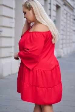 Damskie Polski Czerwona Tunika FISKARI