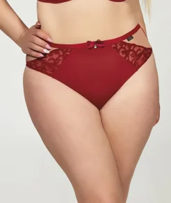 Polski Czerwone Figi CLARISA Wysoki Stan