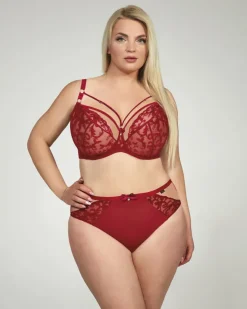 Polski Czerwone Figi CLARISA Wysoki Stan