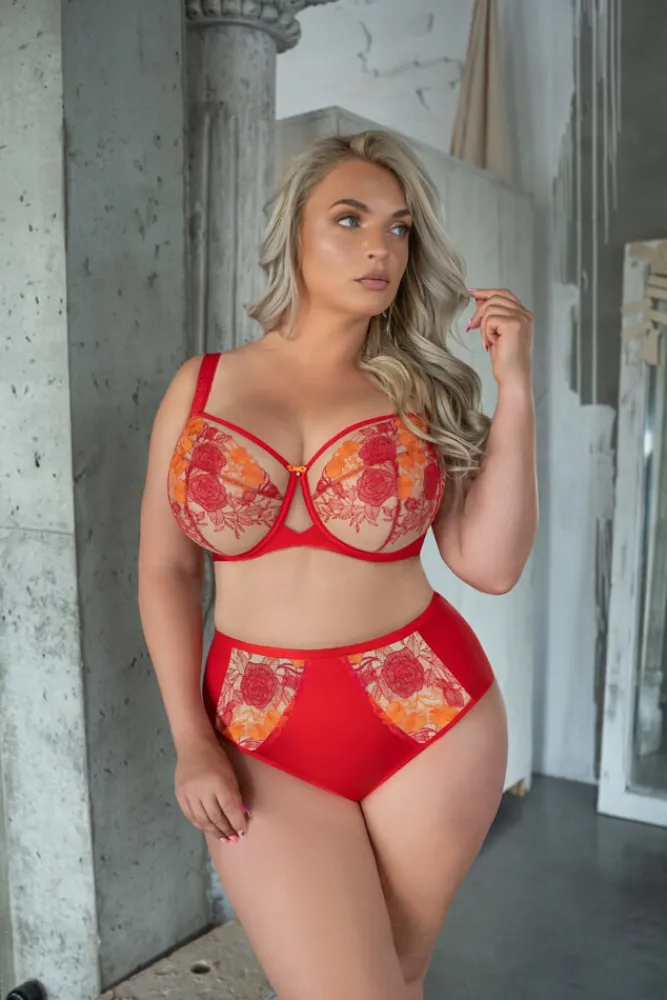 Polski Czerwone Figi SWEETHEART Wysoki Stan