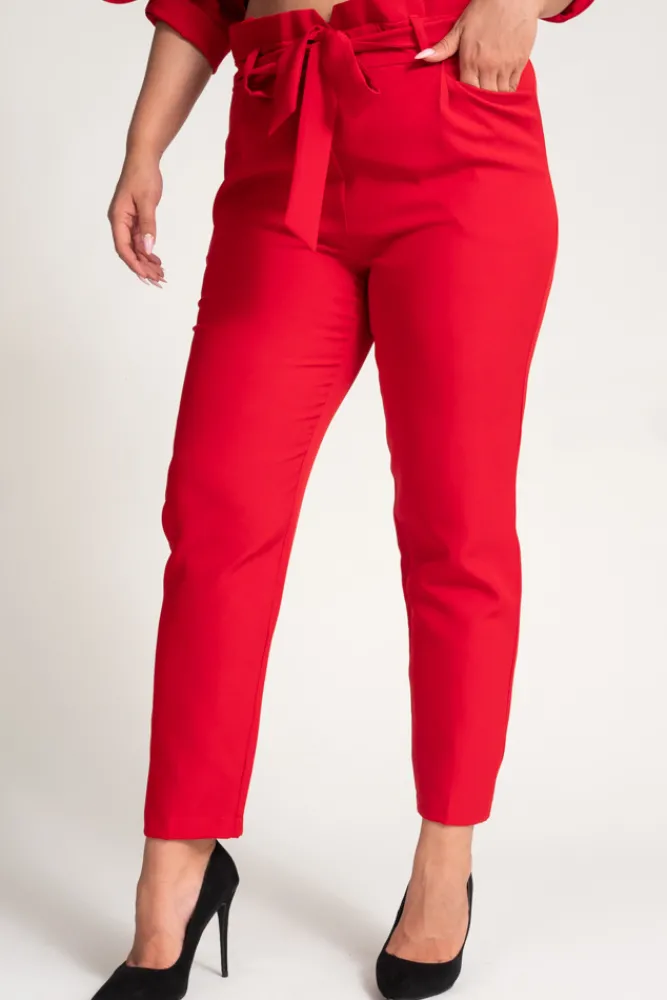 Damskie Polski Czerwone Spodnie MITTO