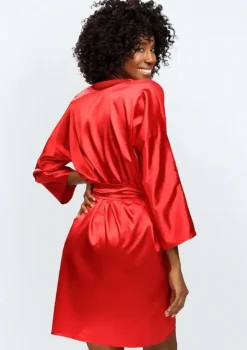 Polski Szlafrok satynowy FEMI