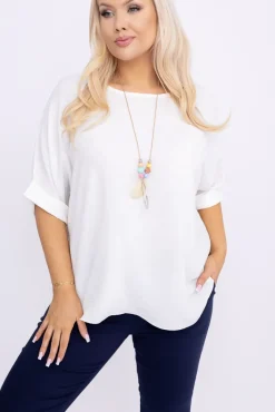 Damskie Włoski Bluzka z wisiorkiem BELUCIO