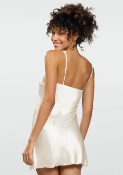 Polski Ecru Halka satynowa CARLA