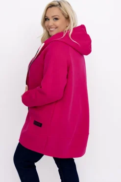 Damskie Włoski Fuksjowa Bluza dresowa FERINA