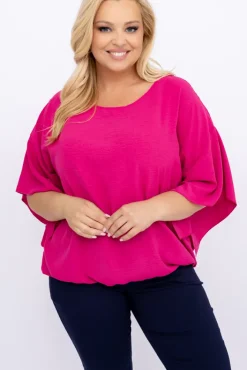 Damskie Polski Fuksjowa Bluzka ETERNAL