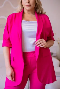 Damskie Polski Fuksjowa Marynarka CINTA