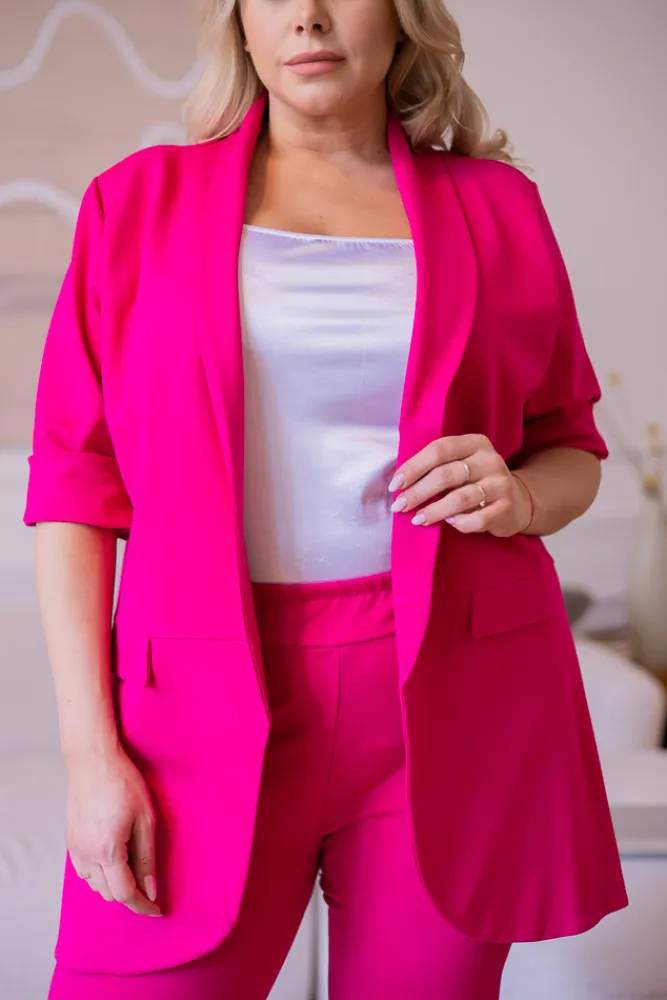 Damskie Polski Fuksjowa Marynarka CINTA