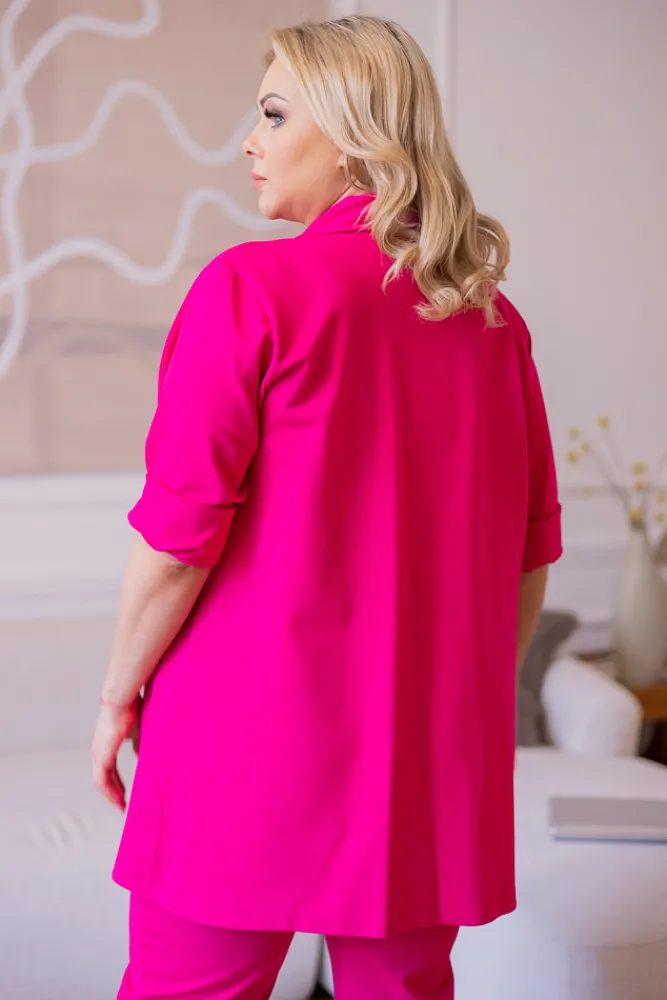 Damskie Polski Fuksjowa Marynarka CINTA