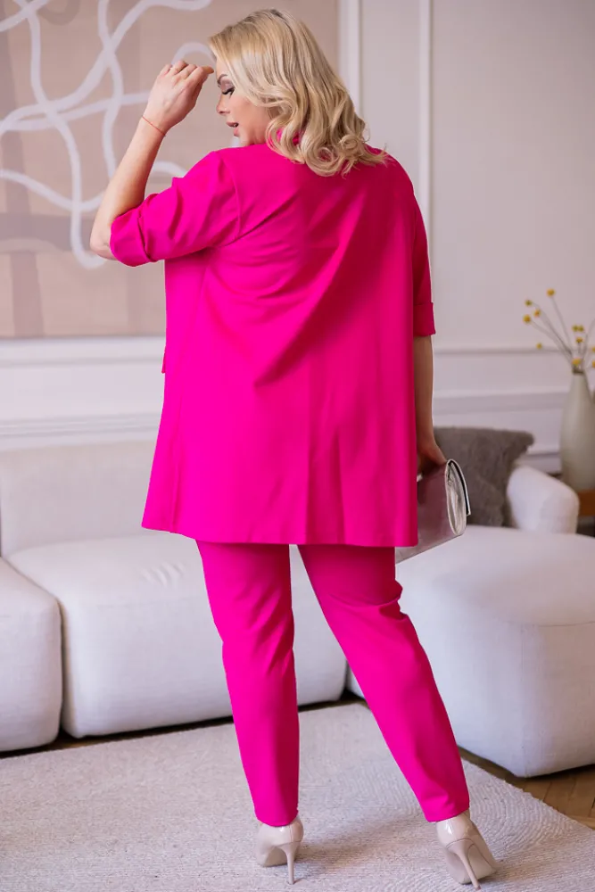 Damskie Polski Fuksjowa Marynarka CINTA