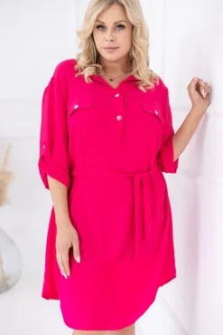 Polski Fuksjowa Sukienka IMALI