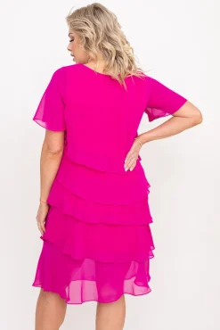 Polski Fuksjowa Sukienka ORINA