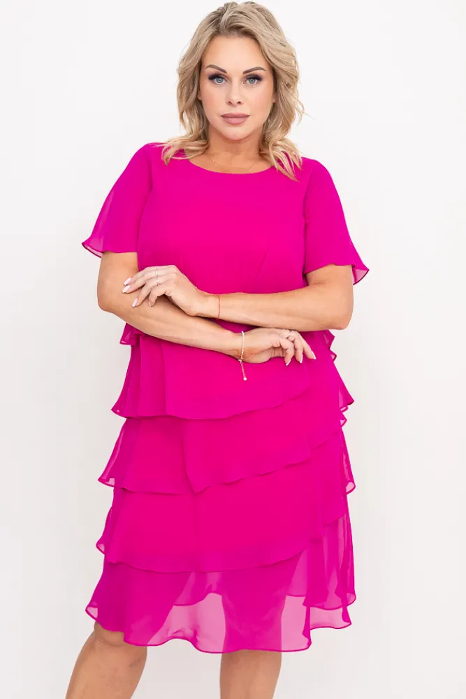 Polski Fuksjowa Sukienka ORINA