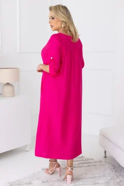 Polski Fuksjowa Sukienka RAYLE