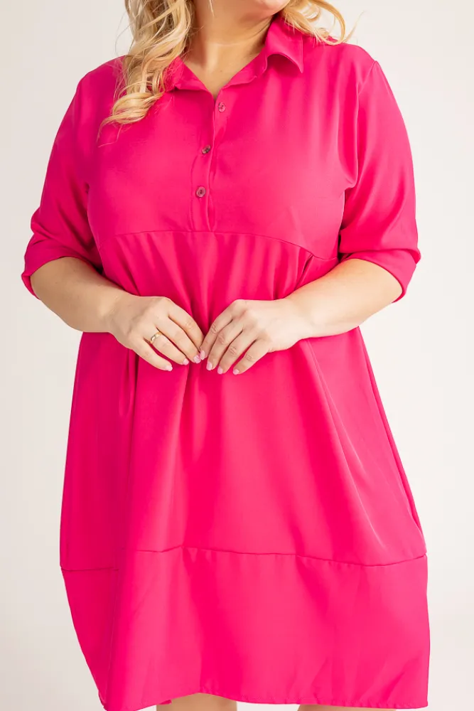 Polski Fuksjowa Sukienka SENTAYA