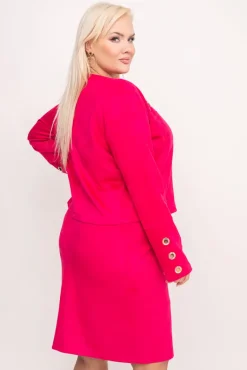 Damskie Polski Fuksjowy Żakiet TREGIDA