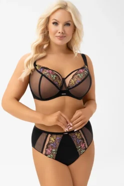 Gorsenia G002 biustonosz miękki czarny LILU