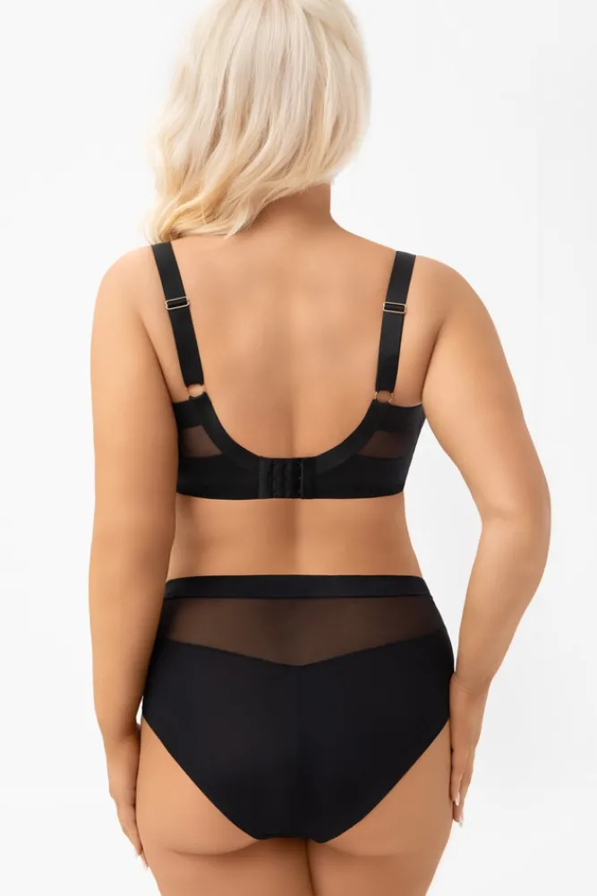 Gorsenia G005 biustonosz miękki czarny MARISA