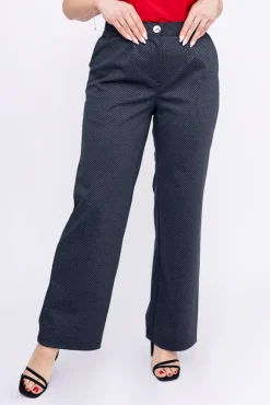 Damskie Polski Grafitowe Spodnie BENTERI Wzór 1