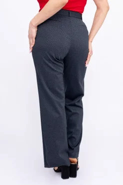 Damskie Polski Grafitowe Spodnie BENTERI Wzór 1