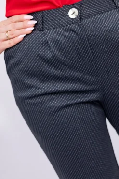 Damskie Polski Grafitowe Spodnie BENTERI Wzór 1