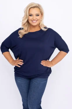 Damskie Polski Granatowa Bluzka BARIOSA