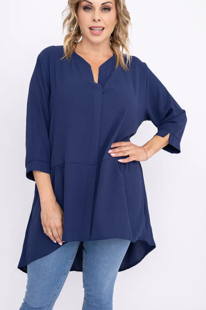 Damskie Polski Granatowa Koszula AGILE