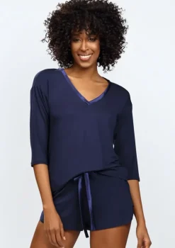 Polski Granatowa Piżama EDITH