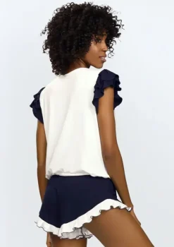 Polski Granatowa Piżama LULU