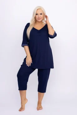 Polski Granatowa Piżama VERMIA