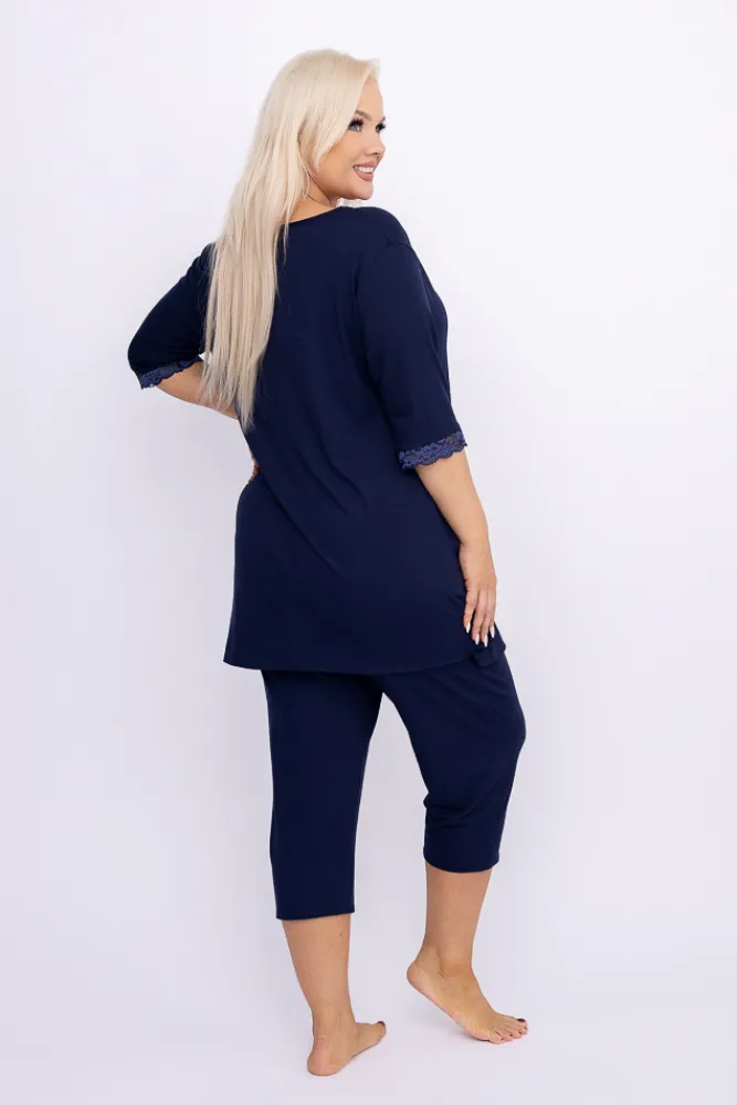 Polski Granatowa Piżama VERMIA