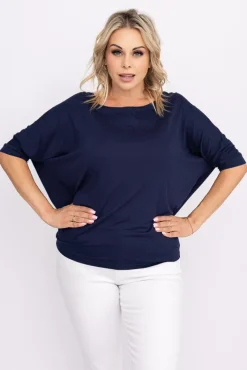 Damskie Polski Granatowa Tunika LUMINA