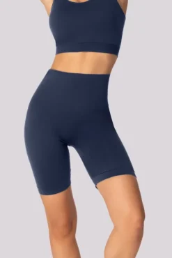 Polski Granatowe Spodenki bikery BASE