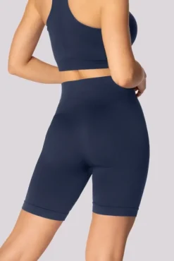 Polski Granatowe Spodenki bikery BASE