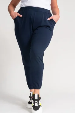 Damskie Polski Granatowe Spodnie alladynki ARGEA