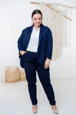 Damskie Polski Granatowe Spodnie BAKIOLA