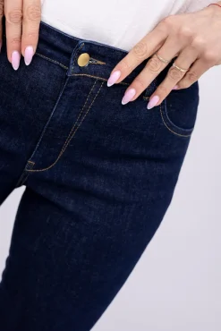Damskie Polski Granatowe Spodnie Jeansowe SEGENO