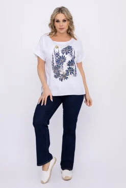 Damskie Polski Granatowe Spodnie Jeansowe SEGENO