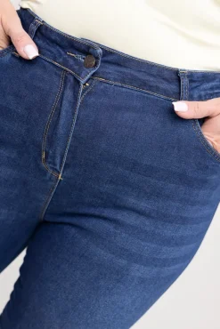 Damskie Granatowe Spodnie jeansowe MILANO