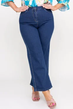 Damskie Granatowe Spodnie jeansowe SABAYO