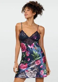 Polski Halka satynowa FLOWERS DK-HA 001