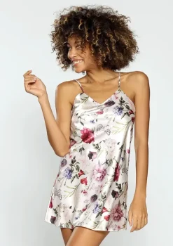 Polski Halka satynowa FLOWERS DK-HK 005