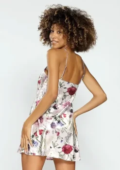 Polski Halka satynowa FLOWERS DK-HK 005