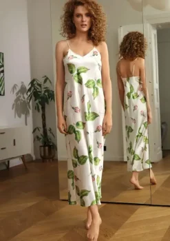 Polski Halka satynowa FLOWERS DK-HI 007