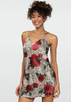 Polski Halka satynowa FLOWERS DK-HK 006