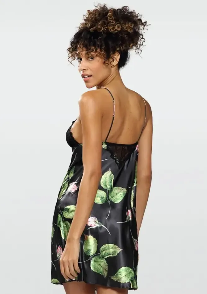 Polski Halka satynowa FLOWERS DK-HA 008